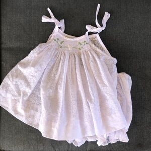 Toddler two piece set. Amanda Remembered matching top and balloon shorts